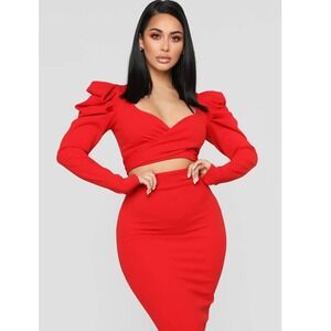 Elegant Red Women's Top